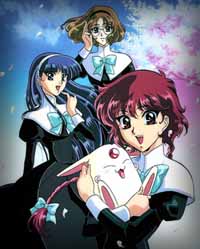 Hikaru, Umi, Fuu and Mokona