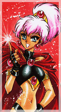 Caldina with a coin (Manga)