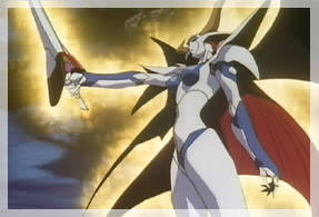 Princess Emeraude's Mashin powering up for another attack (Anime)