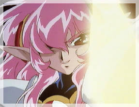 She looks evil doesn't she? (Anime)