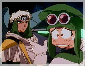 One of the many scenes where Zazu makes a fool of himself (Anime)