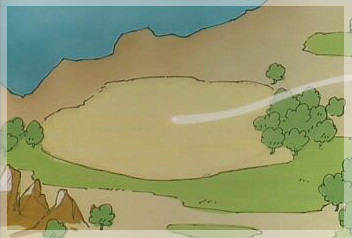 Over more mountains to the west of the Spring is a great desert.