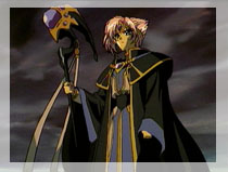 Clef gazing at Cefiro castle